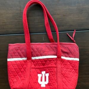 Small Indiana University (IU) Tote Bag
